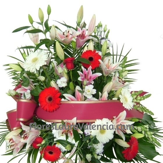 Centro Funerario Rojo Variado