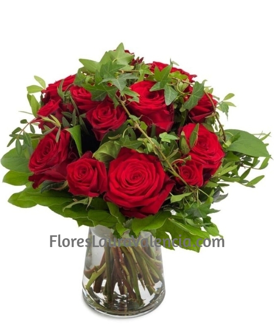 Bouquet 12 Rosas Rojas
