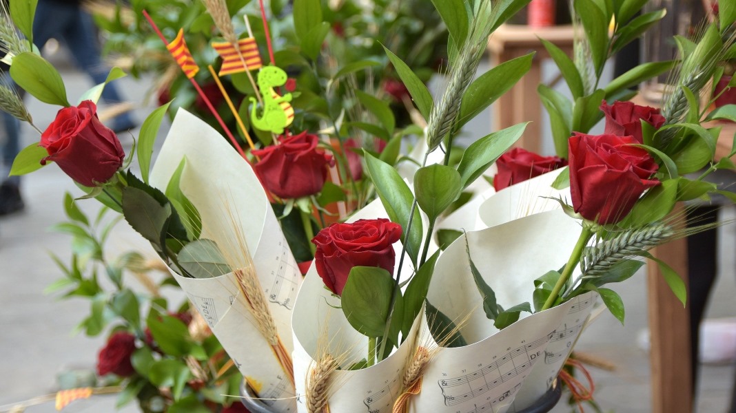 flores para Sant Jordi